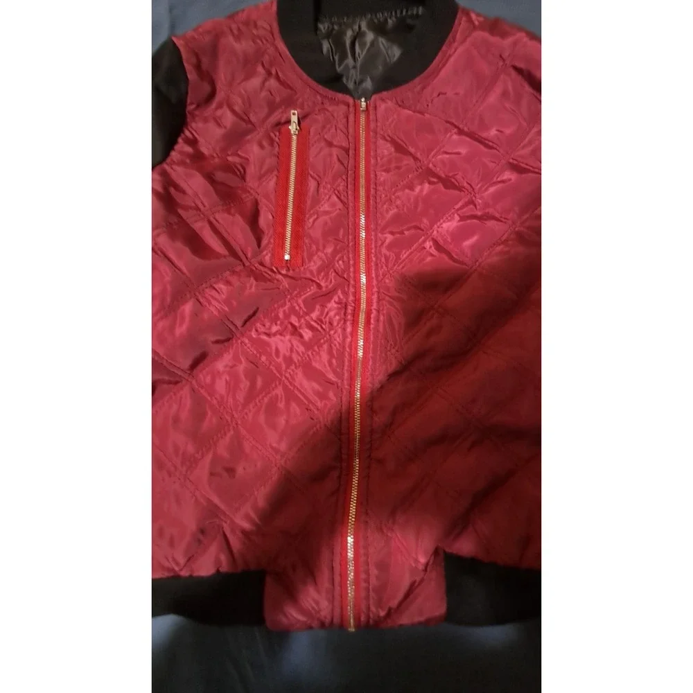 Unknown red quilted